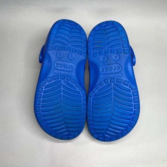 Crocs Classic Clogs Women's 6 Blue Outdoor Activewear Athletic Recovery Sandals - Picture 9 of 11